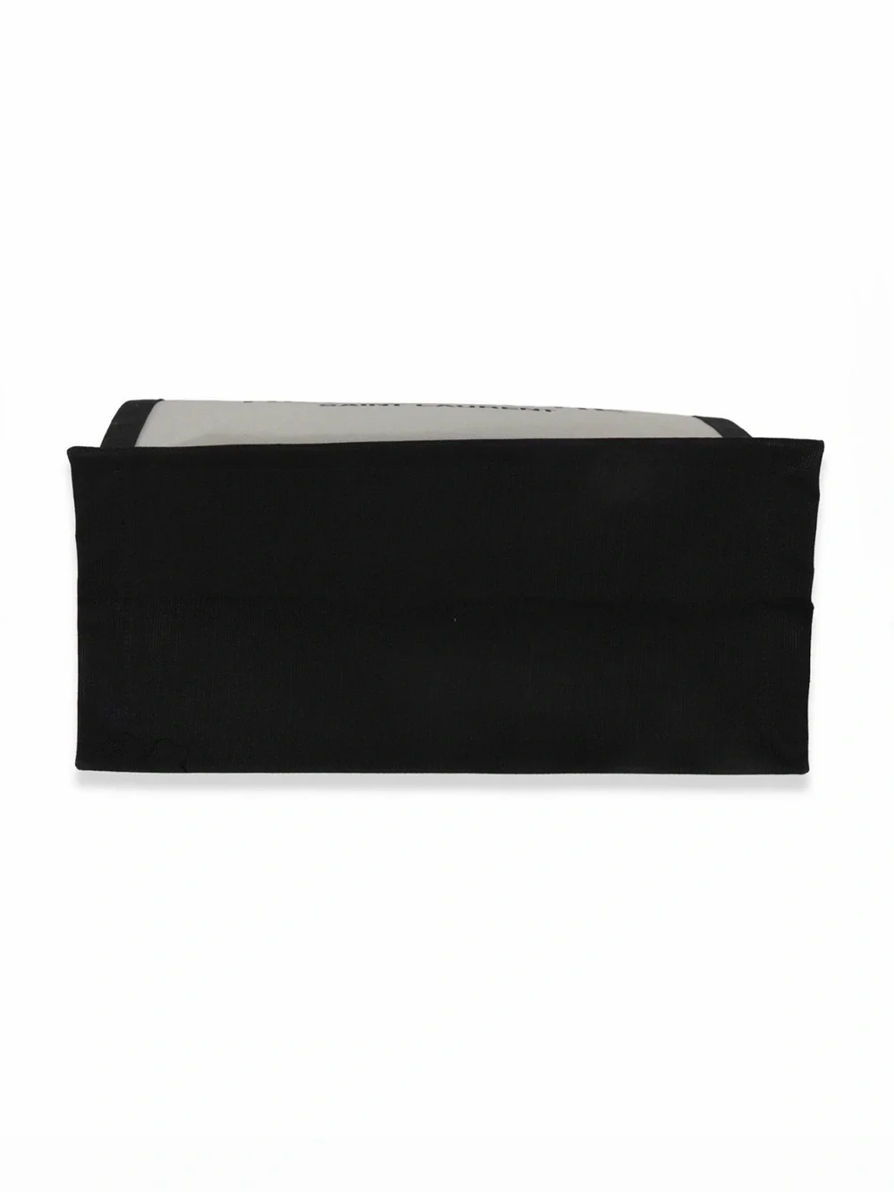 Saint Laurent (YSL) Rive Gauche Tote in Cream and Black